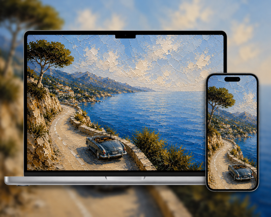 Coast Road shown on iPhone and Mac